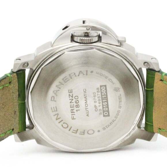 PANERAI Luminor Marina Steel Automaic Mens Watch PAM00048 Polished - Picture 6 of 8